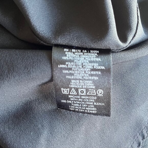 Anthropologie HD in Paris Sheer Flowy Black Dress | Size 4 - Picture 9 of 10